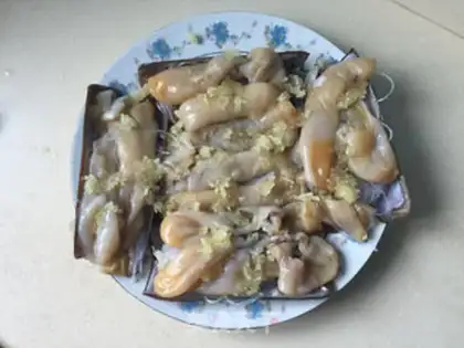 Make Garlic fan steams the king step 4