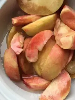 Make Peach tea step 1