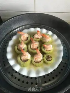 Make Shrimp makes bitter melons step 5
