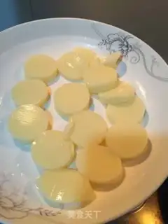 Make Gold pins, tofu soup step 0