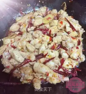 Make Frozen chili chicken step 4