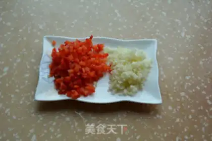 Make Garlic fan silk melon step 3