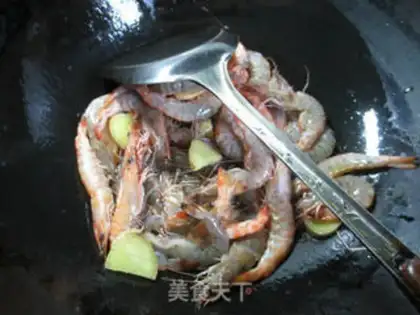Make Red-fried prawn step 3