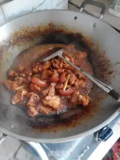 Make Red burning pig hoof step 3