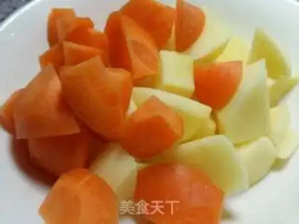 Make radish oxen step 1