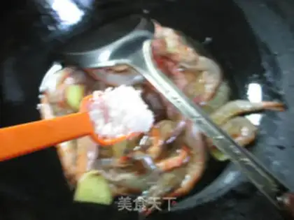 Make Red-fried prawn step 6