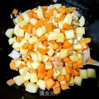 Make Panda curry chicken step 4