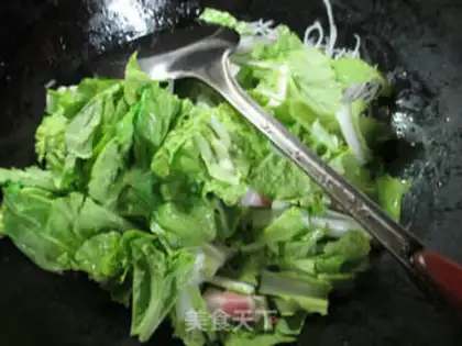 Make Powdered with salty cabbage step 2