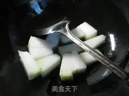 Make ♪ Quid shrimp makes a melon ♪ step 1