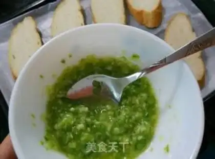 Make A garlic stick step 1