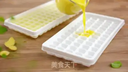 Make Ginger lemon ice step 2