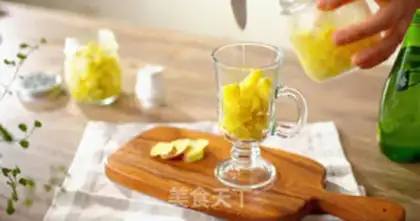 Make Ginger lemon ice step 3