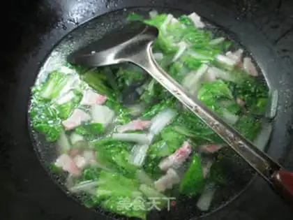 Make Powdered with salty cabbage step 6