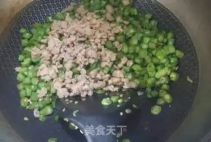 Make Olive food, four season beans step 8