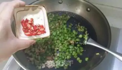 Make Olive food, four season beans step 9