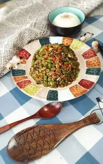 Make Olive food, four season beans step 12