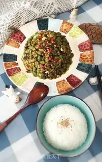 Make Olive food, four season beans step 15