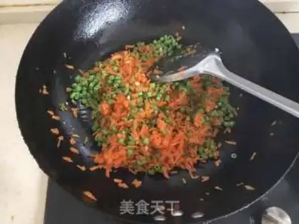 Make Fish willow fried rice step 5