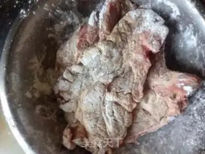 Make Pretzel pork chops step 2