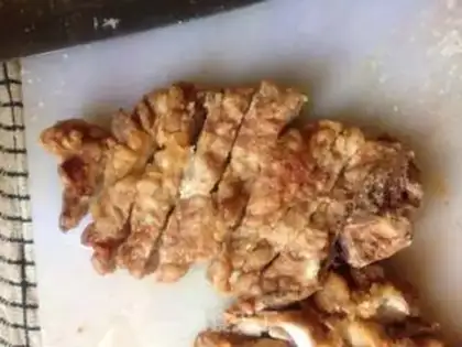 Make Pretzel pork chops step 4