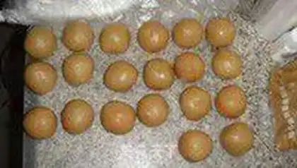 Make The egg yolk mooncake step 4