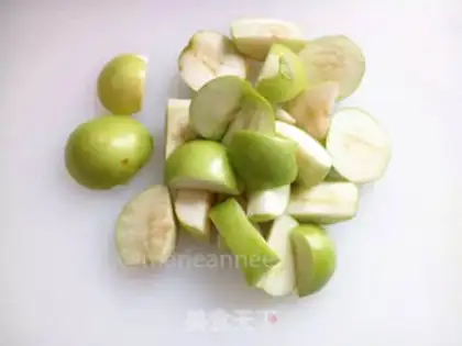 Make Blue apple juice step 1