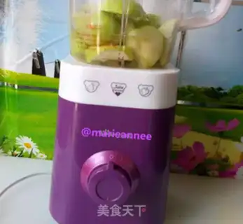 Make Blue apple juice step 2