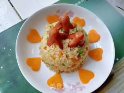 Make Delicious fried rice step 2
