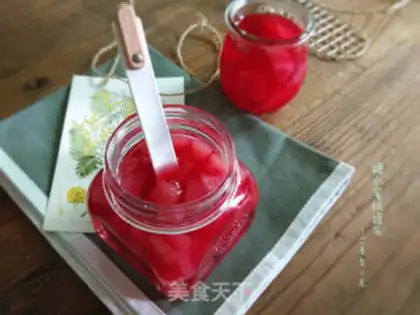 Make Sugar peach cans step 5