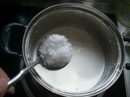 Make Cucumber milk freeze step 4