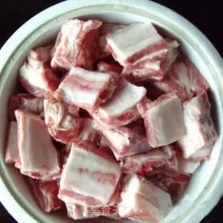 Make Sugar vinegar ribs step 1