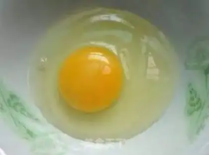 Make Old egg rice step 1