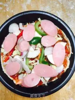 Make Sea and land pizza step 2