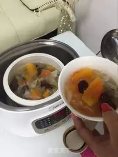 Make Silver-eared papayas step 4