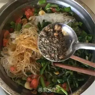 Make A spinach fan step 4