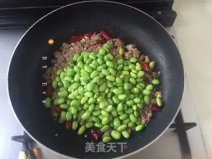Make Bean fried meat step 5