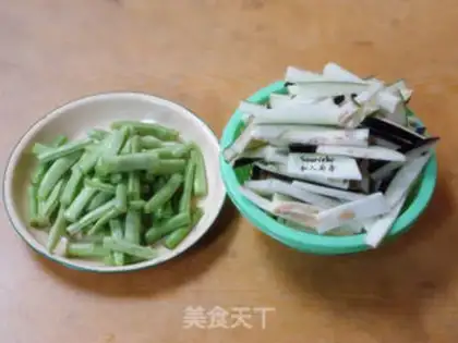 Make Cheese dry beans step 2