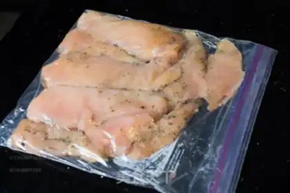 Make A silk-sliding chicken breast step 7