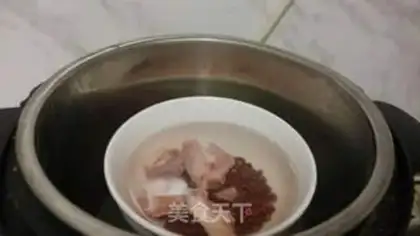Make Wet red bean bone soup step 2