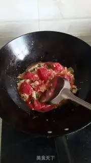 Make Tomato egg cover cooking step 7