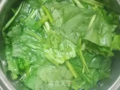 Make Potato spinach liver soup step 2