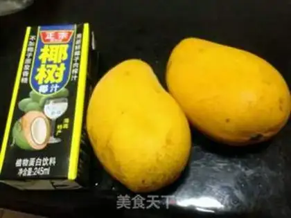 Make Coconut mango simil step 0