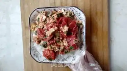 Make Tomato egg cover cooking step 9