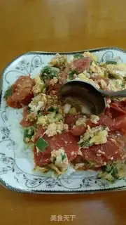 Make Tomato egg cover cooking step 13