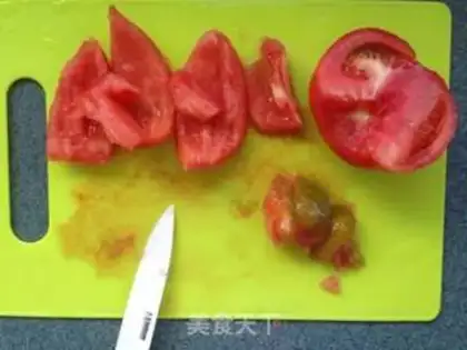 Make Baby eats tomato mud step 2