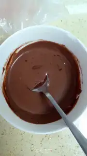 Make Chocolate noodle cake step 16