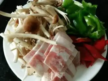 Make Bacon mushrooms step 1