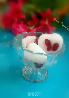 Make Cranberry milk ice step 2