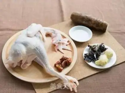Make ♪ ♪ Black-tree chicken soup ♪ step 0