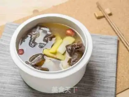 Make ♪ ♪ Black-tree chicken soup ♪ step 5